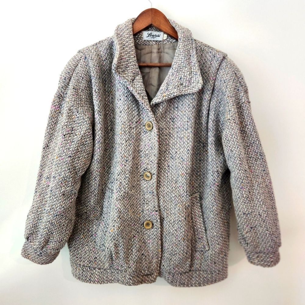 Vintage Learsi Wool Blend Jacket / Coat Size M